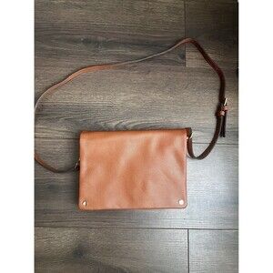 Street Level Women's Brown Vegan Leather Crossbody Bag